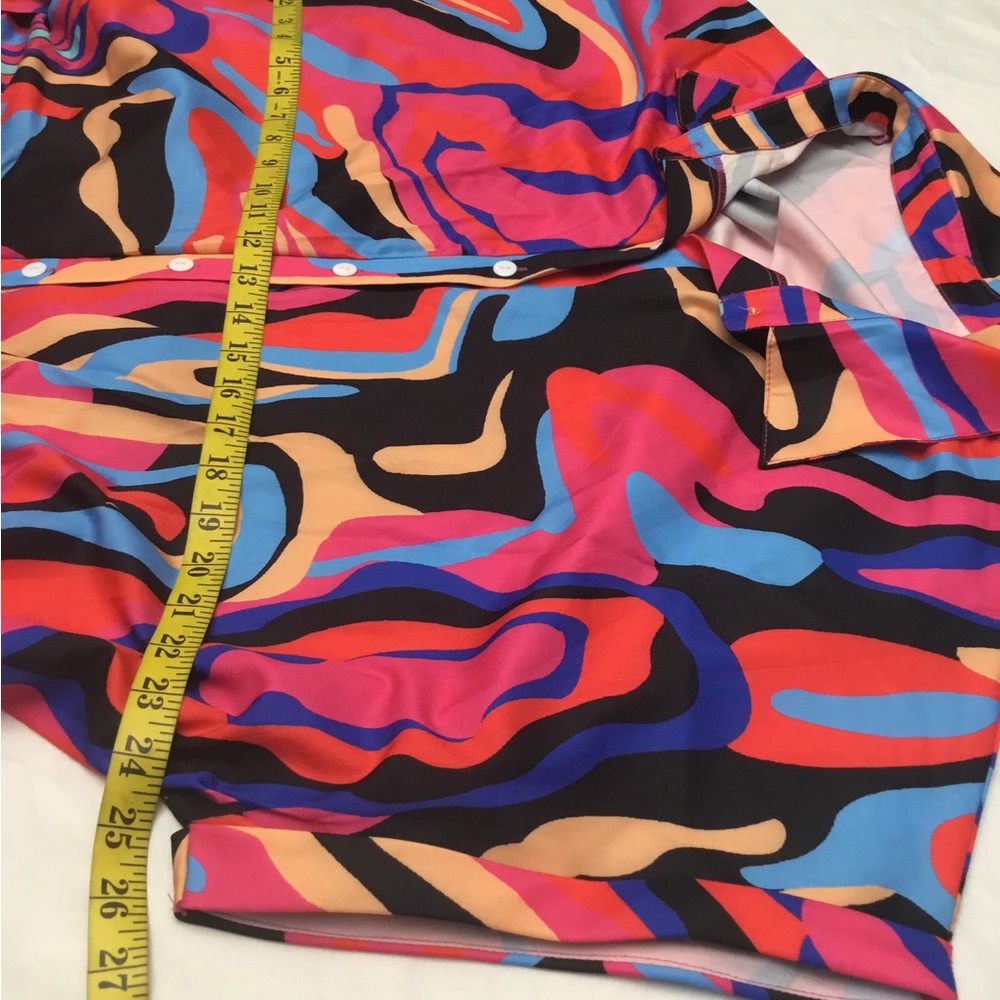 SHEIN Multicolor Abstract Dress - Picture 11 of 12